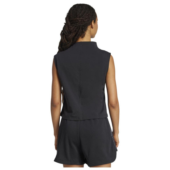 Adidas Γυναικεία αμάνικη μπλούζα Essentials Slim High-Neck Tank Top
